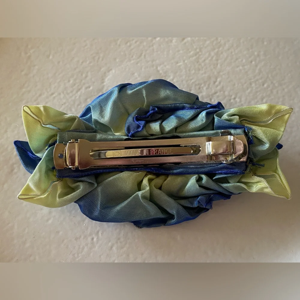 Satin Rose Barrette
